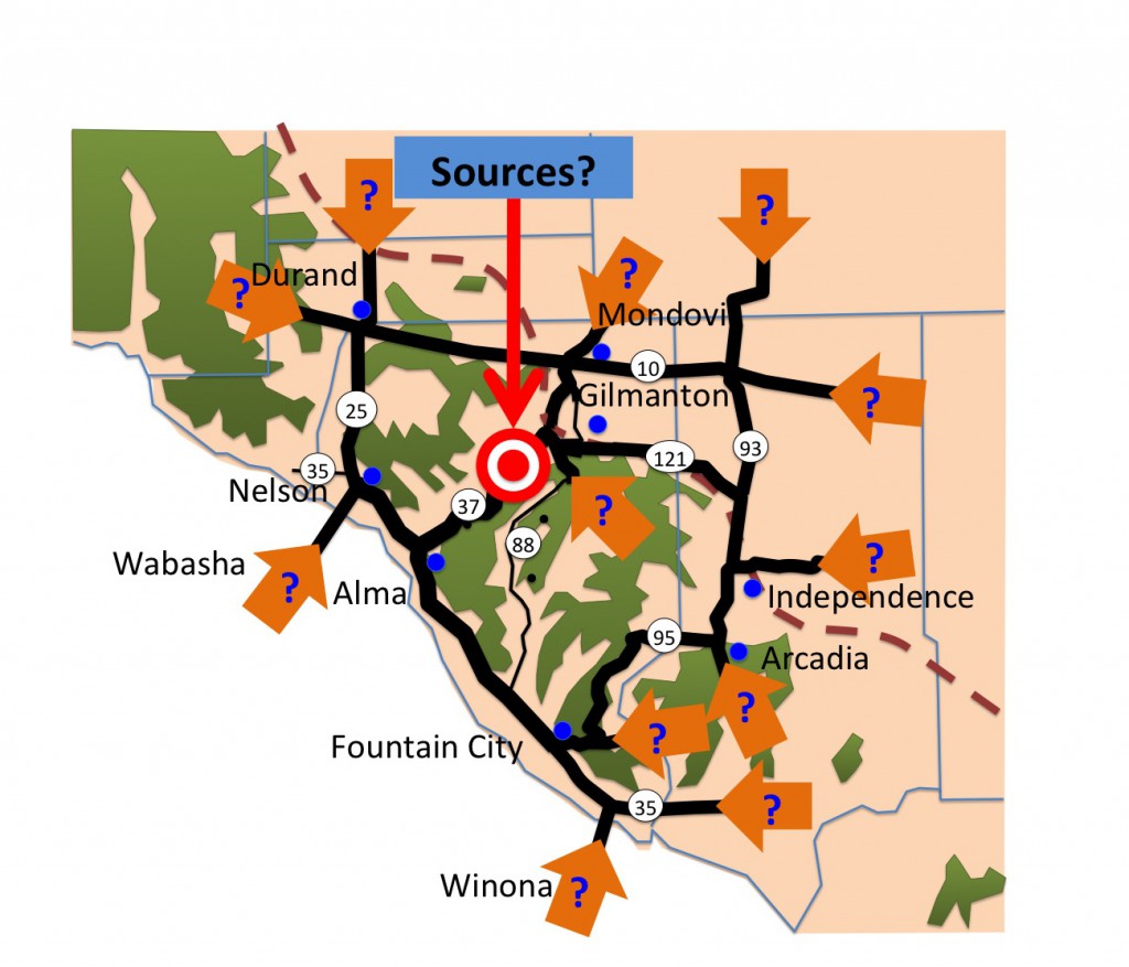 Segerstrom sources map